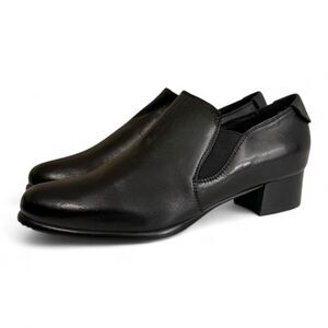 Spring Step Black Leather Ankle Booties